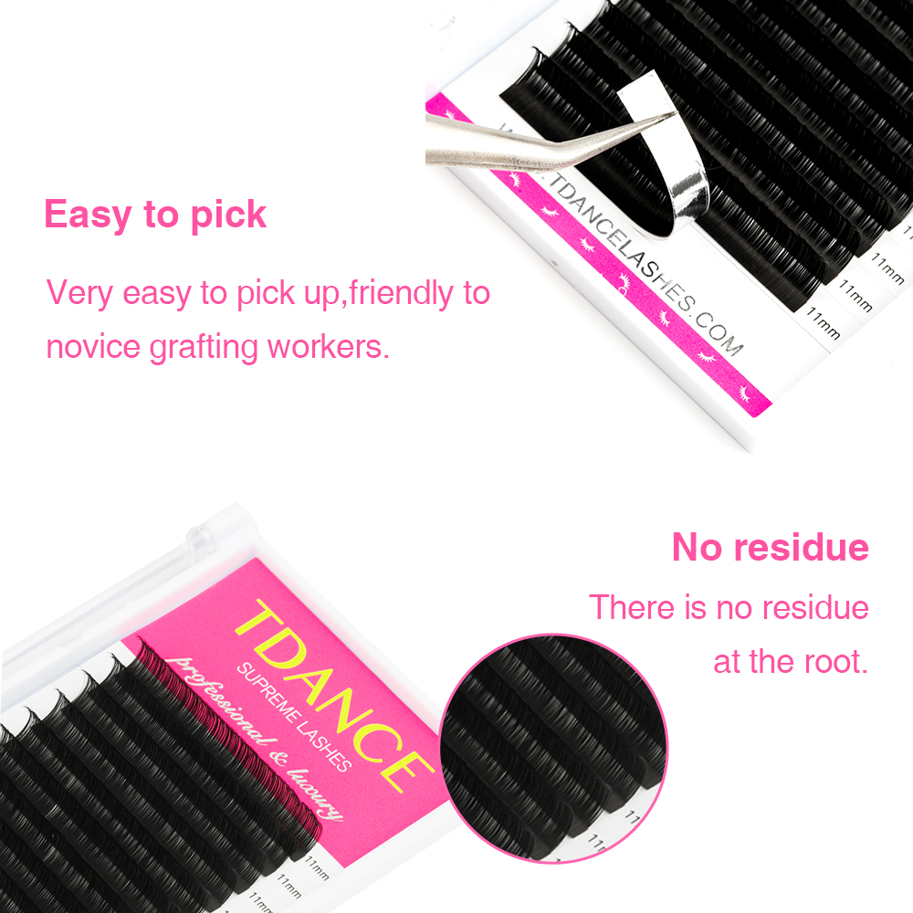TDANCE Eyelash Extension 16Row - Eyelash Extension Human Hair ulasan dan harga
