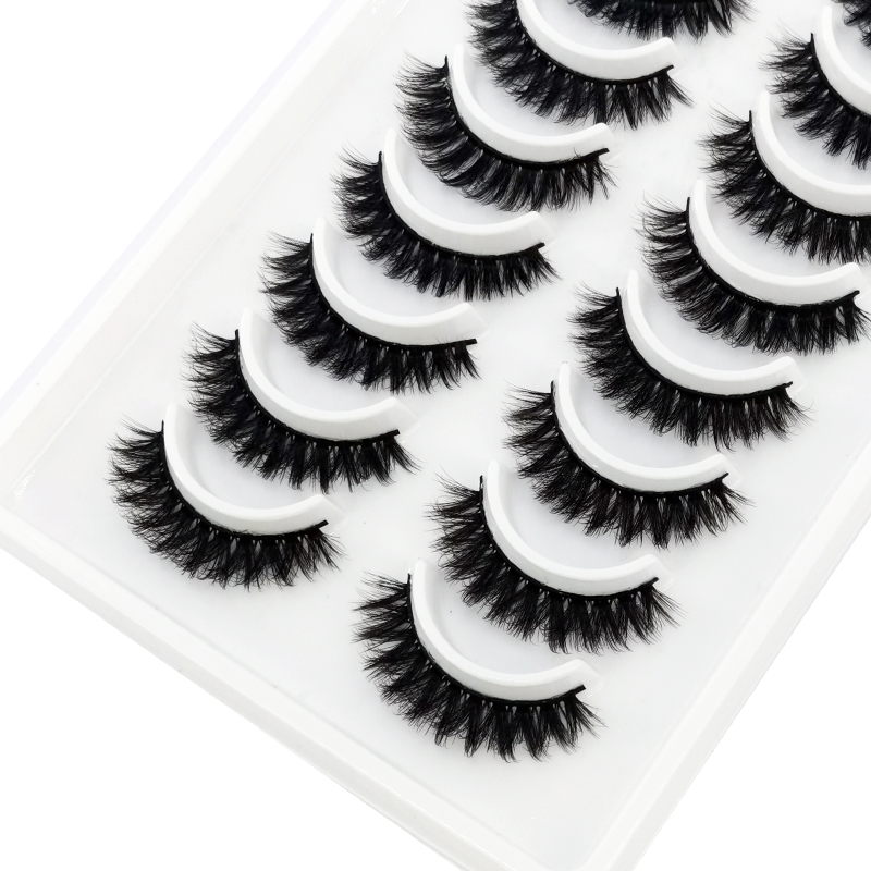 HBZGTLAD Russian Strip Lashes  - Eyelash Extension Human Hair ulasan dan harga