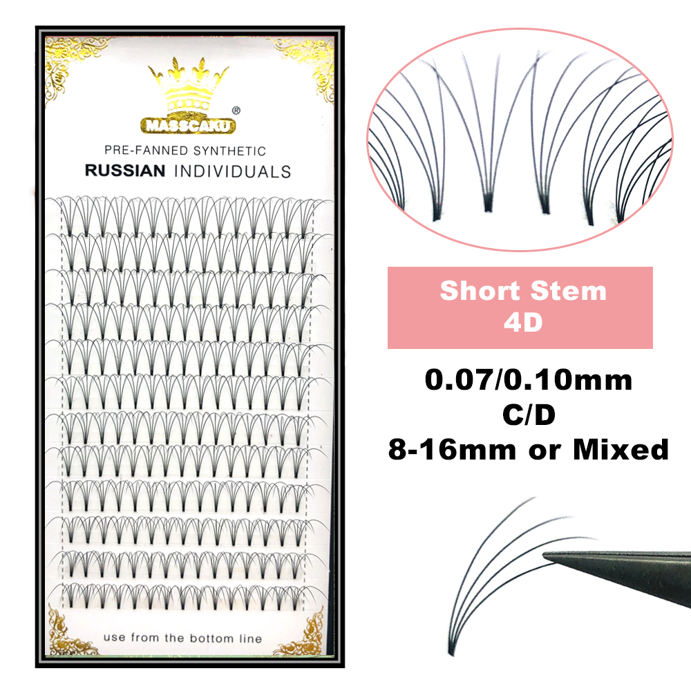 Wholesale 12 Lines 3D 4D 5D 6D - Eyelash Extension Russian ulasan dan harga