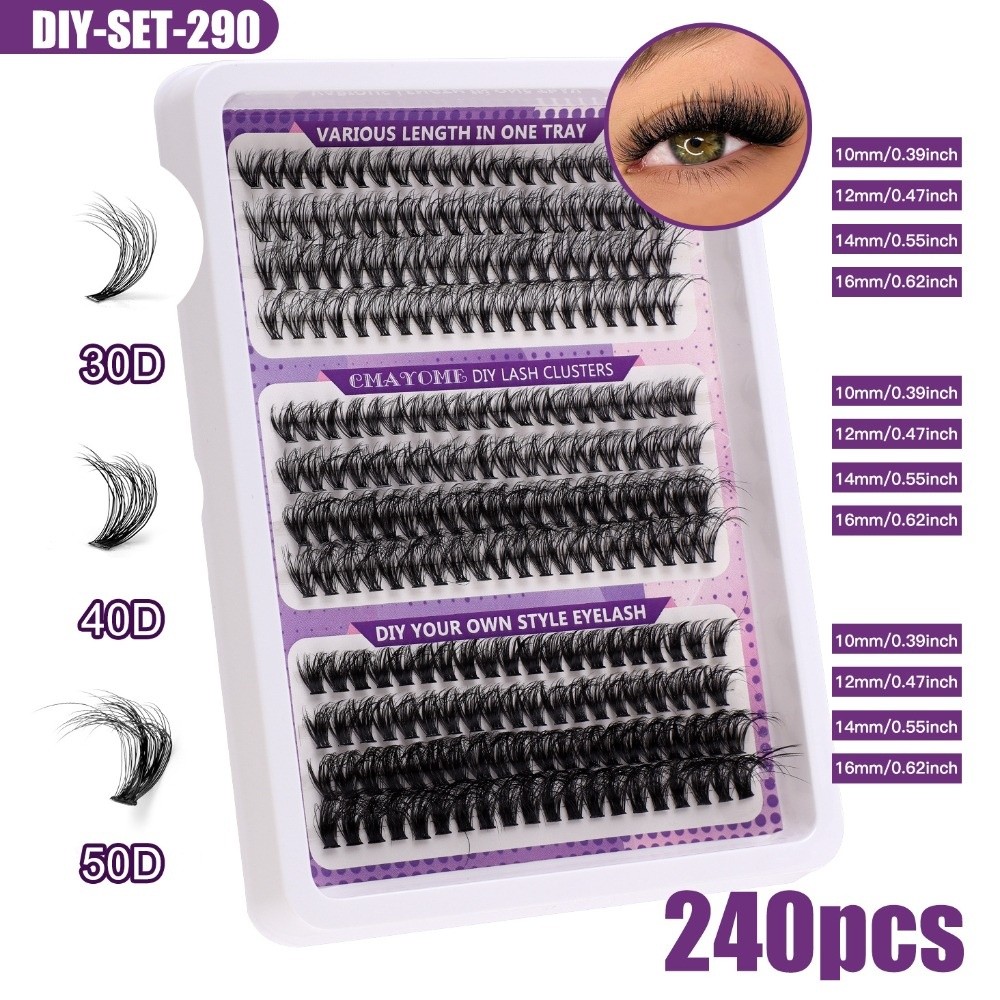 Natural Look False Eyelashes W - Eyelash Extension Natural Look ulasan dan harga