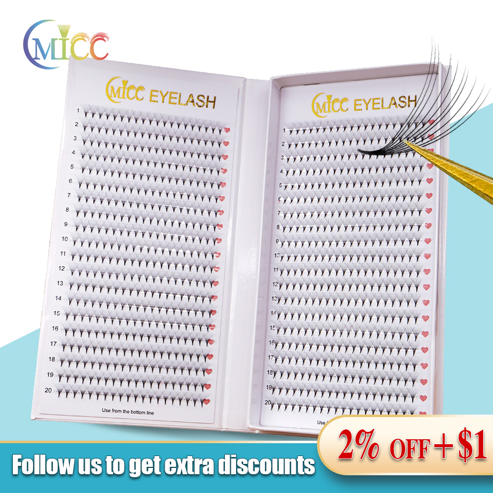 40Line 2D 1600 Fans 20D XXL Tr - Eyelash Extension Russian ulasan dan harga
