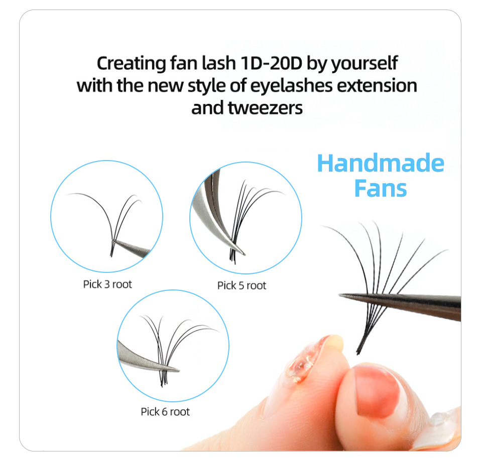 AGUUD J B C CC D Russian Volum - Eyelash Extension Human Hair ulasan dan harga