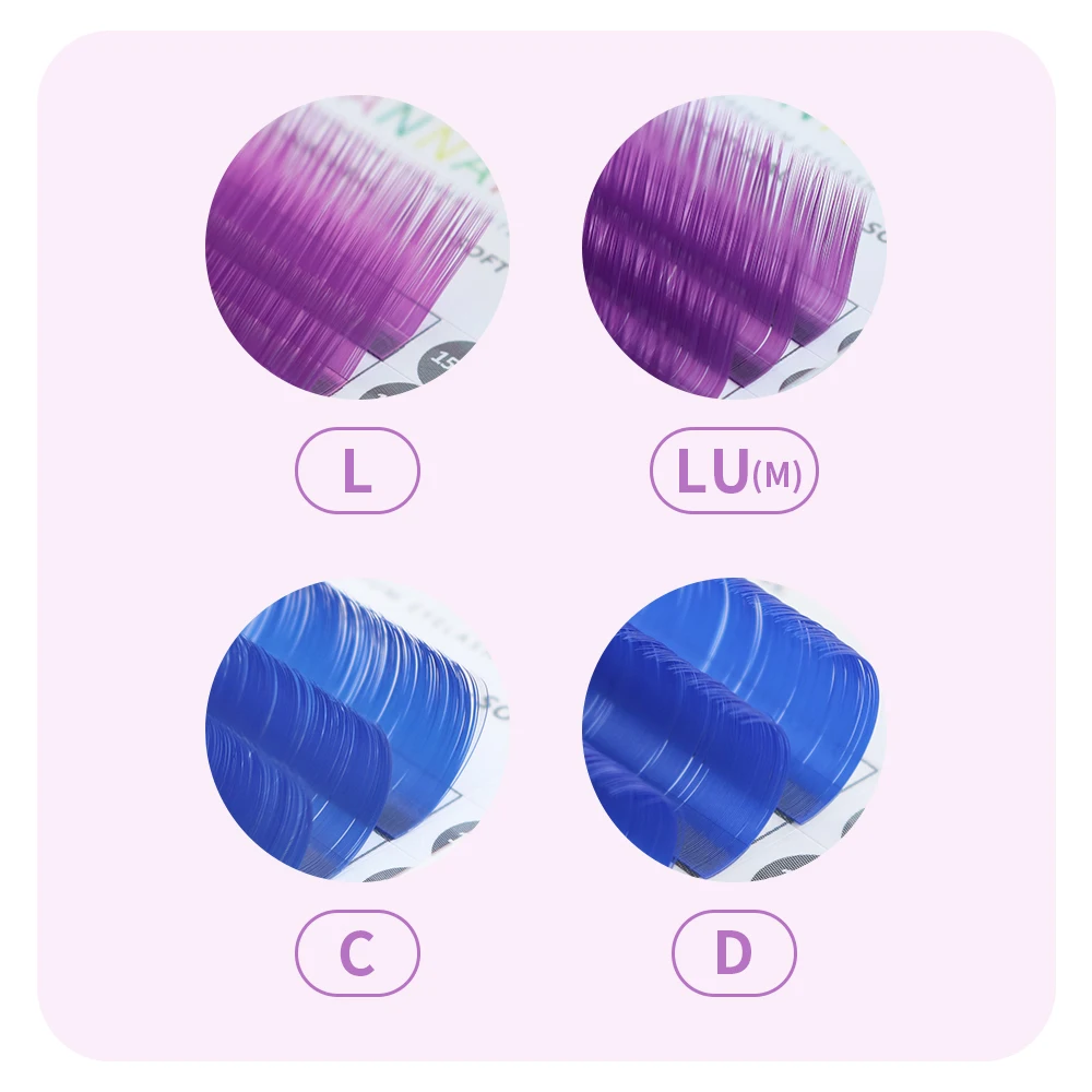 ANNAFRIS Individual Colored Ey - Eyelash Extension Russian ulasan dan harga
