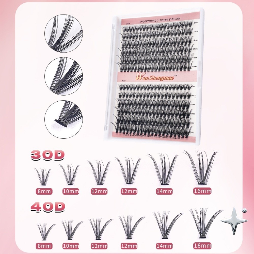 8-16mm Length False Eyelashes  - Eyelash Extension Natural Look ulasan dan harga