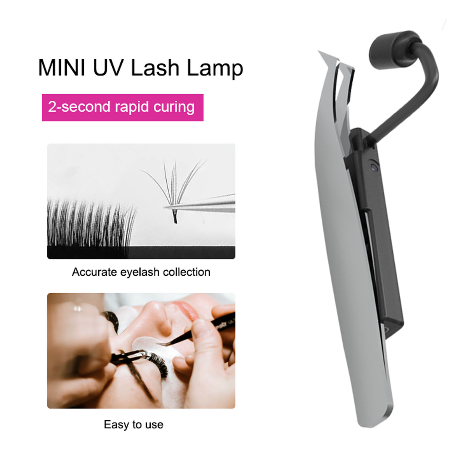 LED Lash Lamp 1W 395nm Fast Gl - Eyelash Extension Look ulasan dan harga