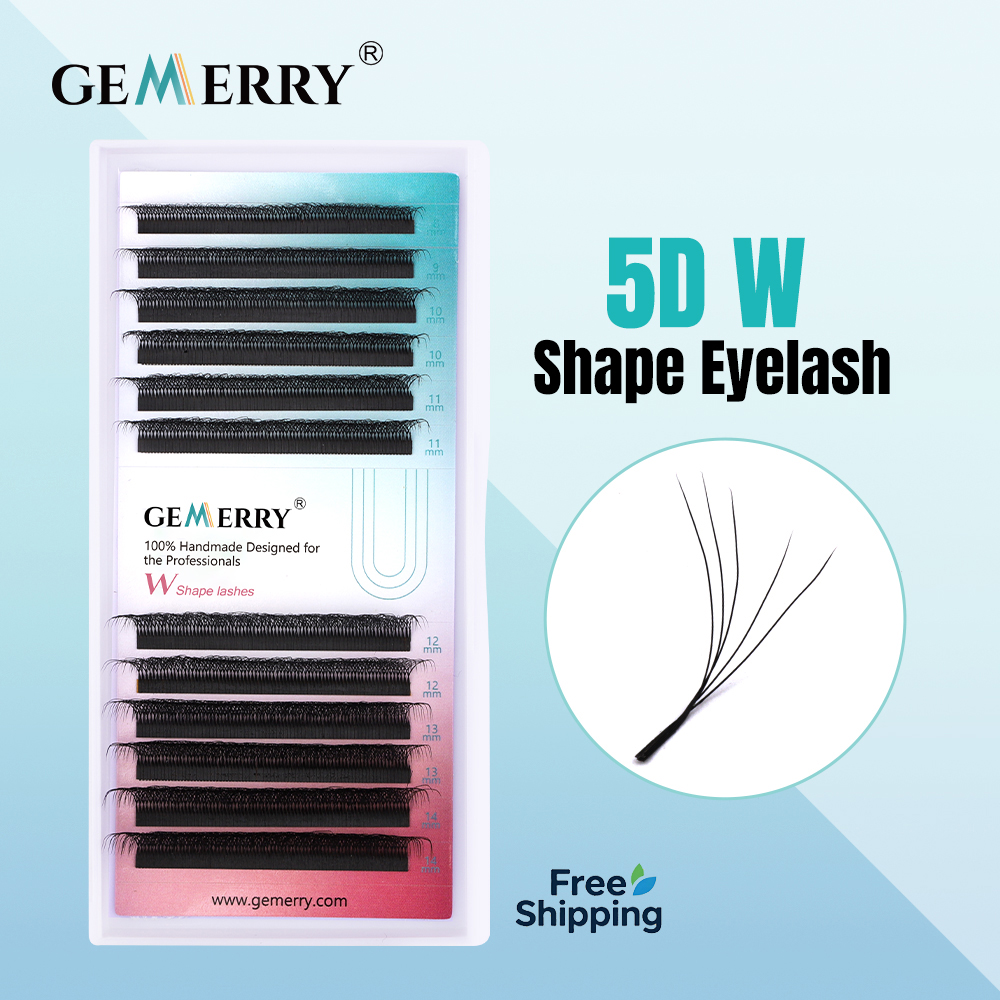 GEMERRY 5D W Shape Eyelash Ext - Eyelash Extension Human Hair ulasan dan harga