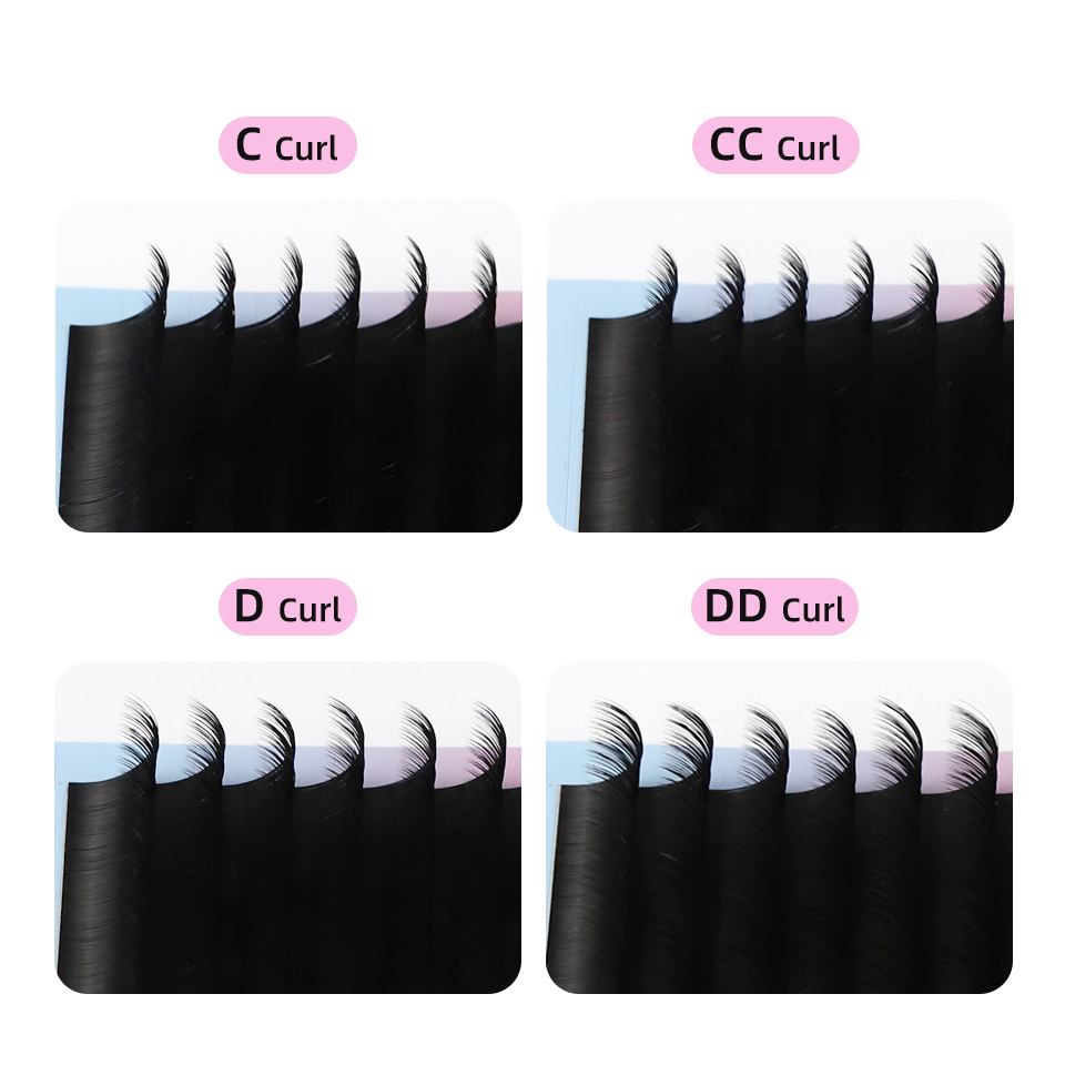 RUJADE 5 Cases/Lot False Eyela - Eyelash Extension Human Hair ulasan dan harga