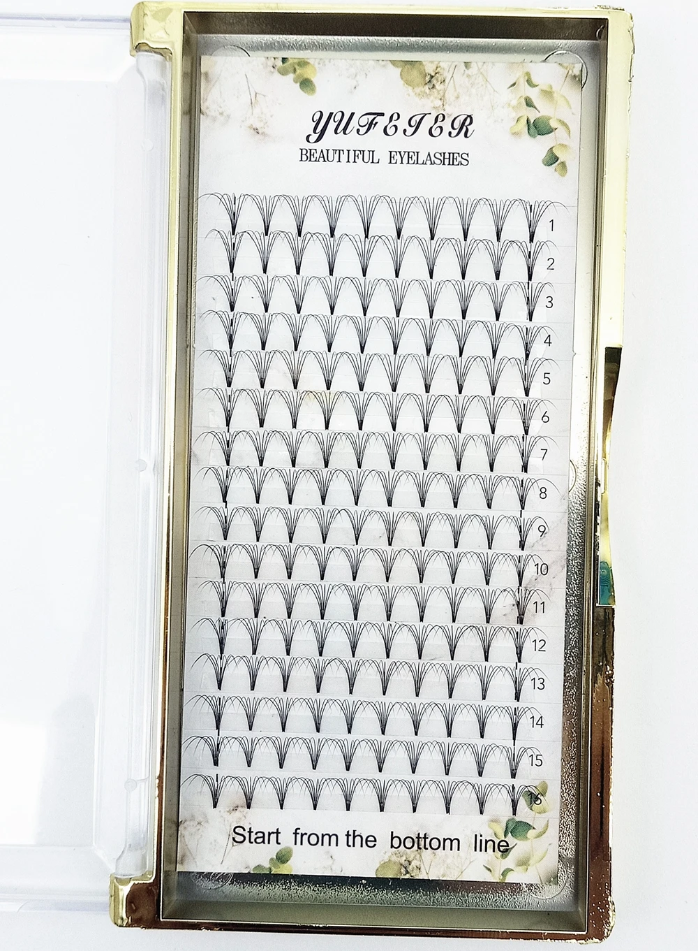 HBZGTLAD 16 Lines Premade Volu - Eyelash Extension Russian ulasan dan harga