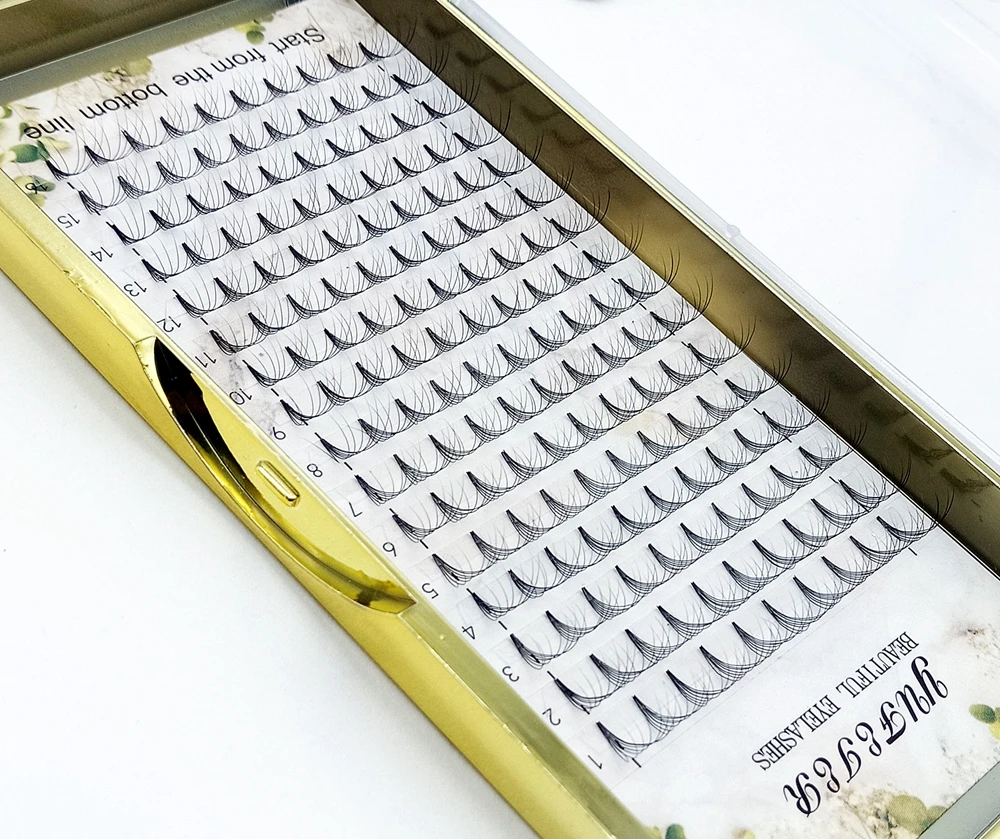 HBZGTLAD 16 Lines Premade Volu - Eyelash Extension Russian ulasan dan harga